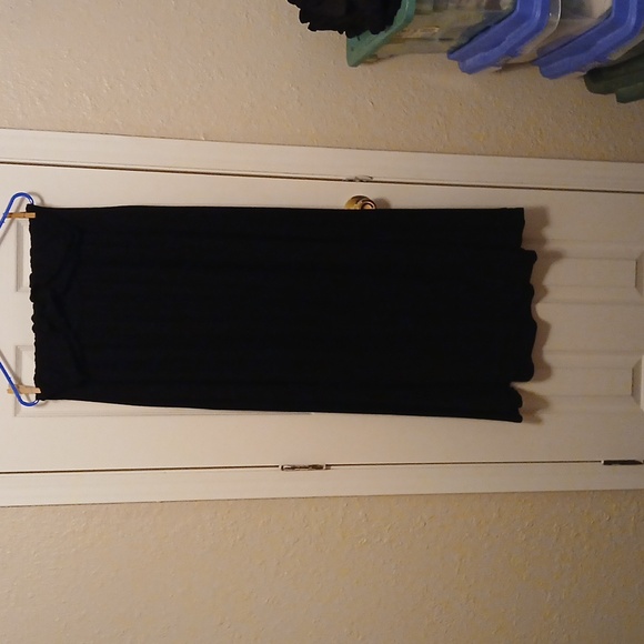 Black, maxi, ALLEGRACE, 2X, SKIRT - Picture 2 of 3